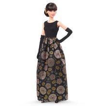 Barbie Signature Tribute Collection Rita Moreno Collectible Doll in Black & Gold Gown with Gloves and Shoes, Includes Doll Stand - Image 3