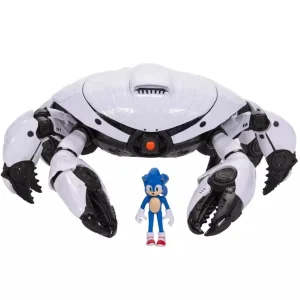 Sonic the Hedgehog 3 Movie Crab Mech Playset with 2 1/2-Inch Sonic Action Figure