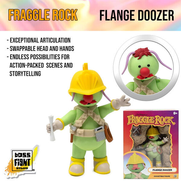 Fraggle Rock Flange Doozer 3-Inch Action Figure - Image 6
